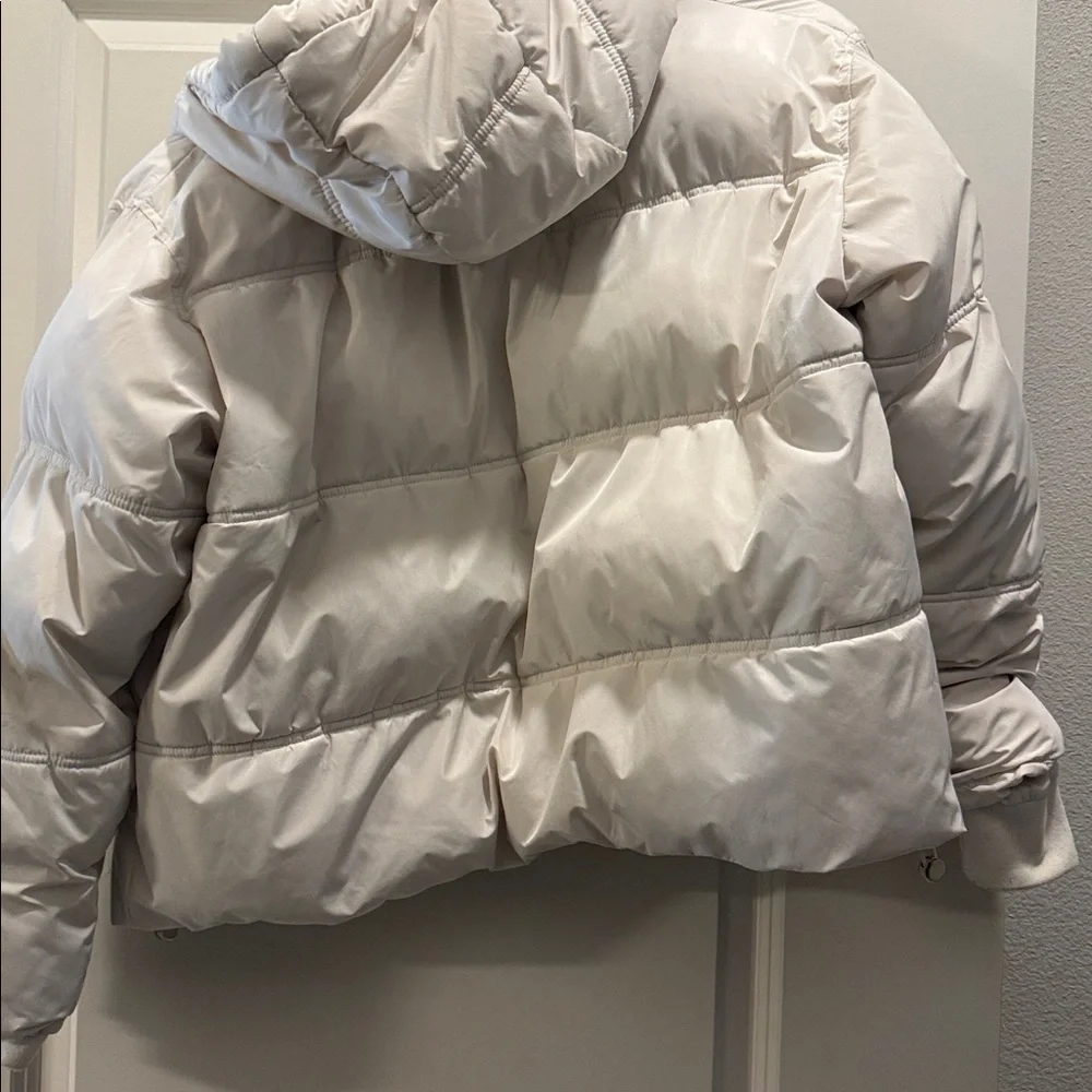Zara Off-White Puffer Jacket - Picture 5 of 7
